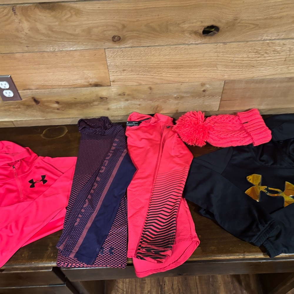 Under Armour Pink and Black Activewear Collection